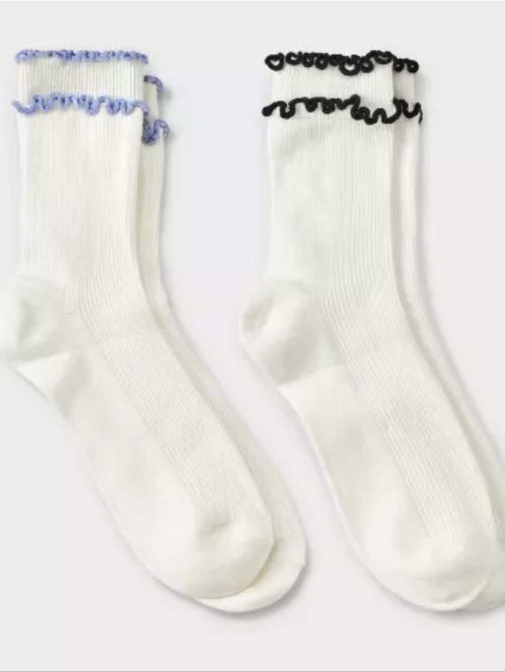 Auden Striped Crew Socks 2pk - Picture 3 of 11